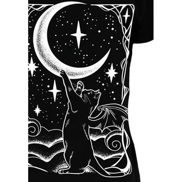 Cat Crescent Classic T-shirt
